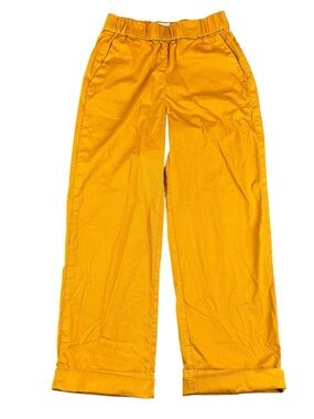 Everlane Mustard Wide-Leg Pants
